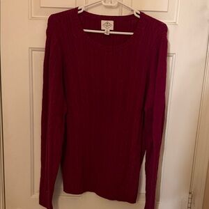 Women's Red Sweater